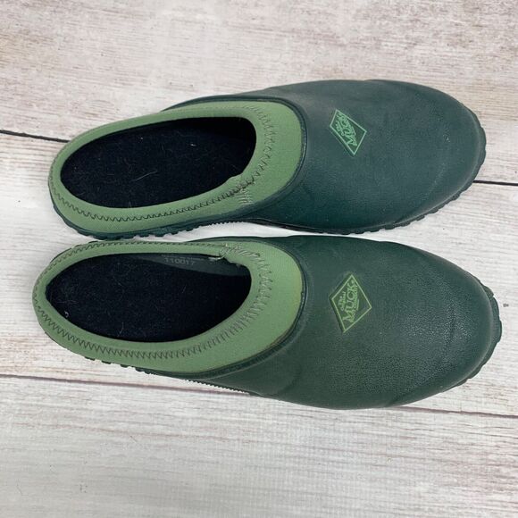 Muck Boot Women's Muckster 2 Low Rain Boot Size 6 Slip On Green - Picture 10 of 14